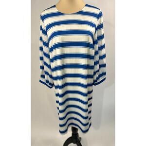 NWT Rosie Pope XS Maternity Dress Keri Dress King George Blue Stripe Classic